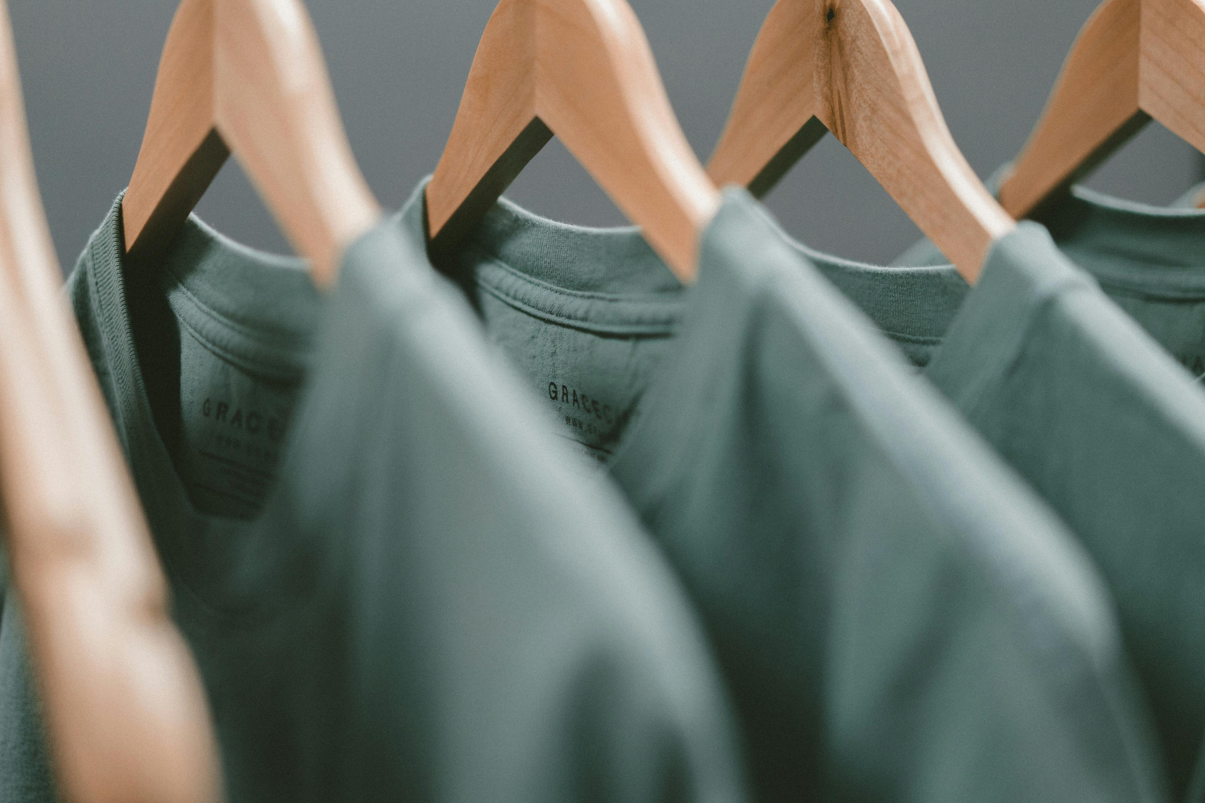 Folded knitwear in muted tones